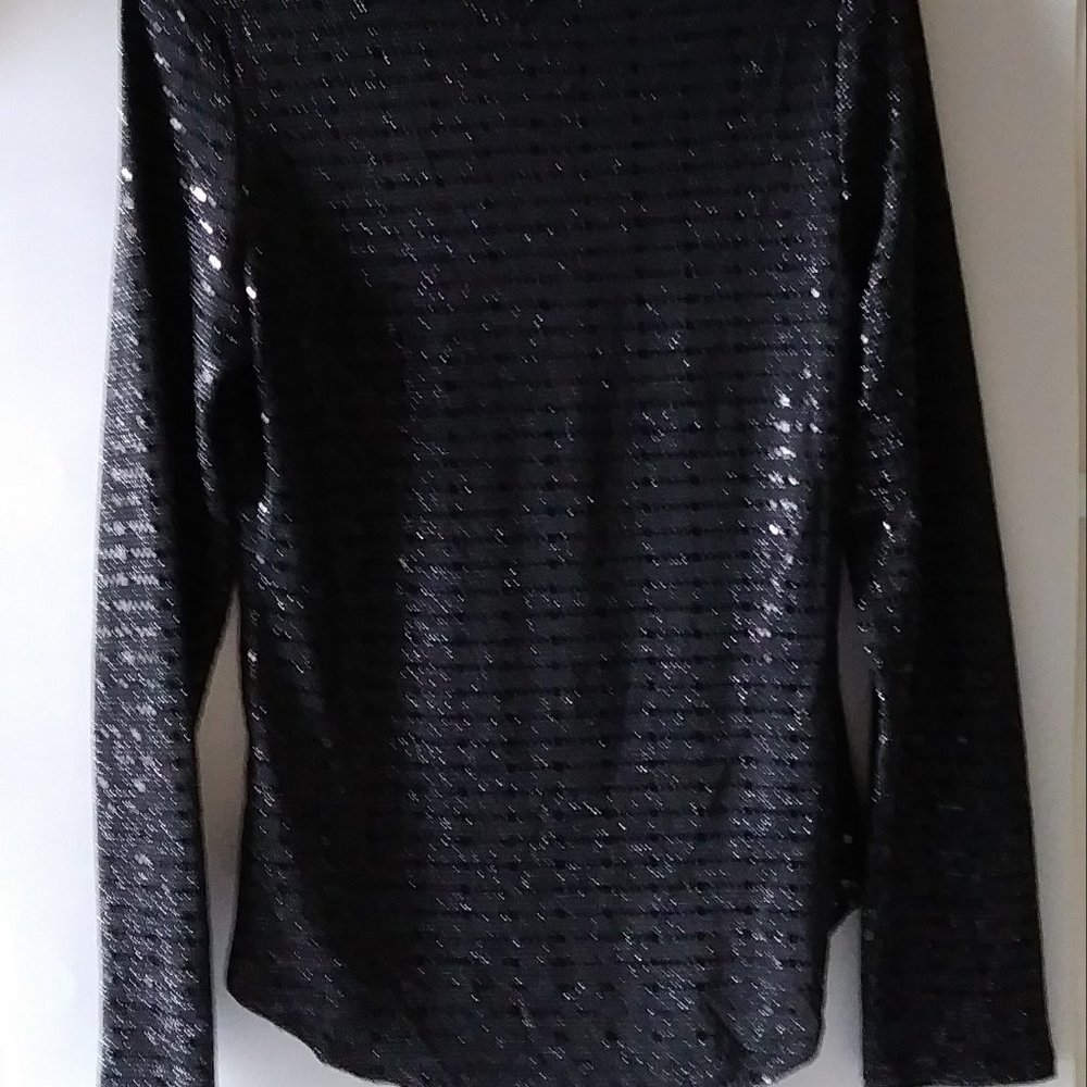 Iris Black Bodysuit Long Sleeve Large - Picture 2 of 16